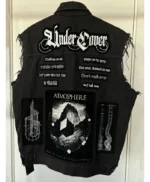 Juice Wrld Black Denim Patch Vest
