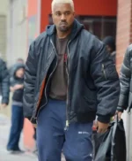 Kanye West Black Bomber Jacket
