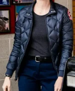 Kara Killmer Chicago Fire S10 Black Quilted Jacket