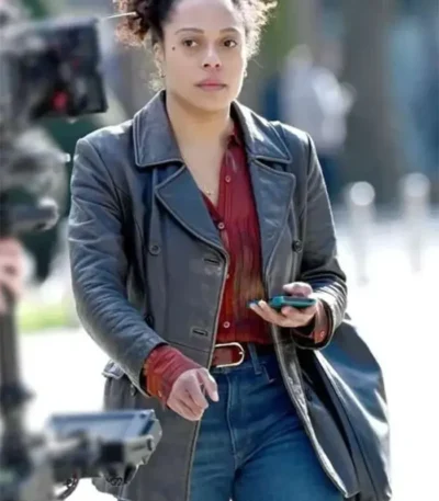 Kat Donovan Missing You S01 Leather Coat
