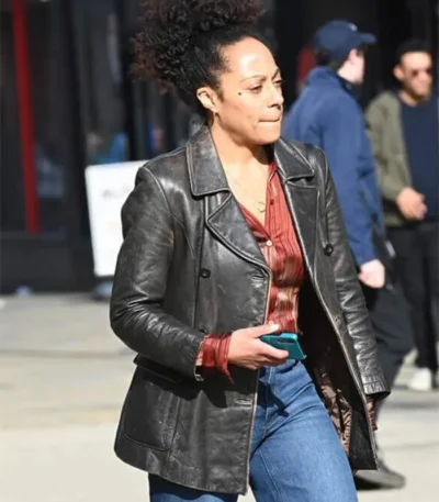 Kat Donovan Missing You S01 Leather Coat