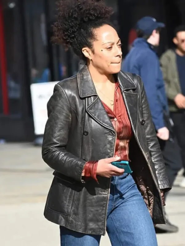 Kat Donovan Missing You S01 Leather Coat