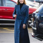Kate Middleton Blue Plaid Coat