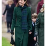 Kate Middleton Green Wool Coat