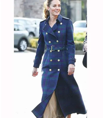 Kate Middleton Tartan Coat