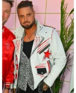 Keith Duffy Flackstock Festival Leather Jacket