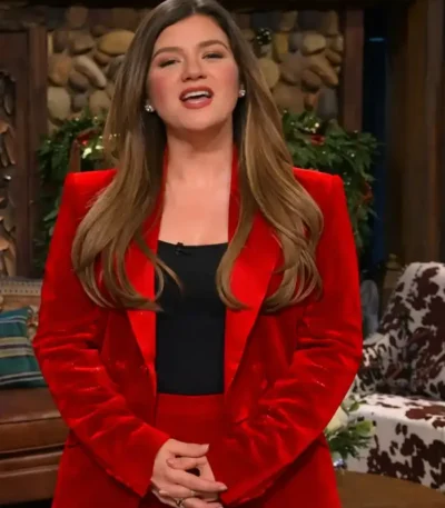 Kelly Clarkson Red Blazer