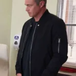 Kelly Severide Chicago Fire S13 Black Bomber Jacket
