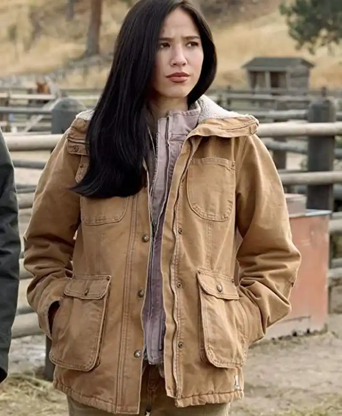 Kelsey-SF Shearling Fur Brown Utility Jacket Kelsey-SF Shearling Fur Brown Utility Jacket