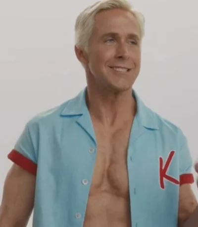 Barbie 2023 Ken Blue Shirt