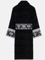 Ken Koepp Black And White Colorblock Versace Bathrobe