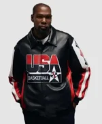 Kevin Durant USA Basketball Leather Jacket