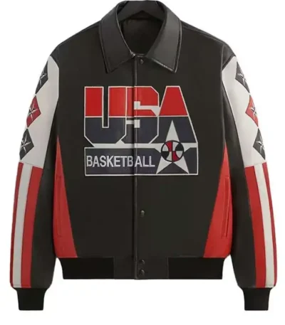 Kevin Durant USA Basketball Leather Jacket