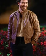 Kevin Jonas Claim To Fame S02 Quilted Leather Jacket