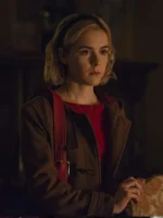 Kiernan Shipka Chilling Adventures of Sabrina Spellman Brown Duffle Coat