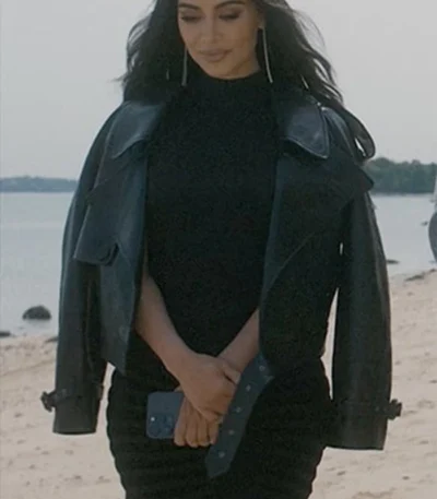Kim Kardashian American Horror Story S012 Leather Jacket