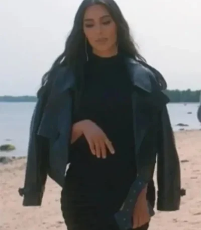 Kim Kardashian American Horror Story S012 Leather Jacket
