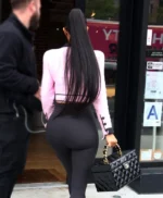 Kim Kardashian Barbie Pink Cropped Jacket