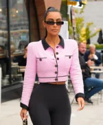 Kim Kardashian Barbie Pink Cropped Jacket