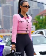 Kim Kardashian Barbie Pink Cropped Jacket