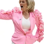 Kim Mulkey Pink Floral Blazer