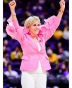 Kim Mulkey Pink Floral Blazer
