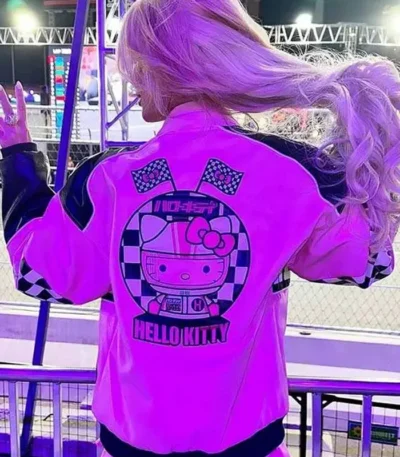 Kina Tavarozi Hello Kitty Pink Racing Jacket