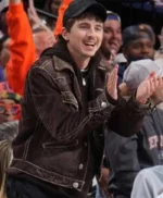 Knicks vs 76ers Timothee Chalamet Trucker Jacket