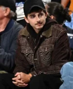 Knicks vs 76ers Timothee Chalamet Trucker Jacket