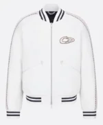 Kylian Mbappe Christian White Varsity Jacket