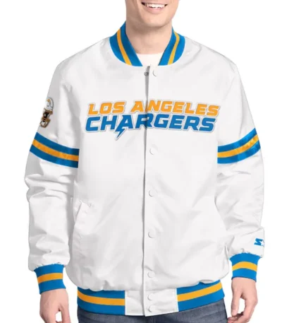 LA Chargers Scout Varsity Satin Jacket