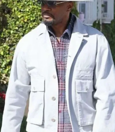 LA Jamie Foxx White Jacket