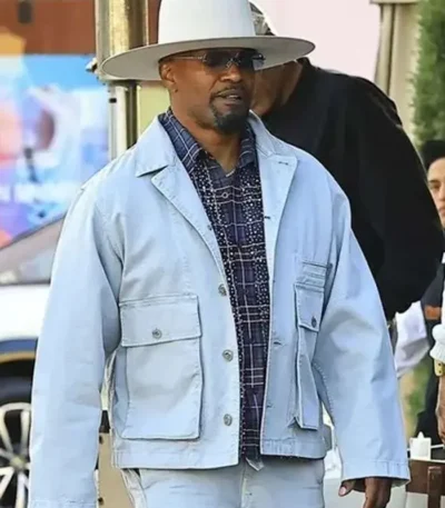 LA Jamie Foxx White Jacket