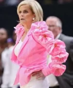 Kim Mulkey Pink Floral Blazer