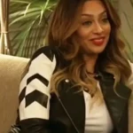 La La Anthony La La’s Full Court Life Leather Jacket