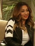 La La Anthony La La’s Full Court Life Leather Jacket