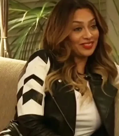 La La Anthony La La’s Full Court Life Leather Jacket