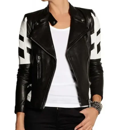 La La Anthony La La’s Full Court Life Leather Jacket