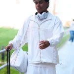Lamine Yamal SP5DER x Adidas White Jacket