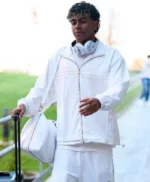 Lamine Yamal SP5DER x Adidas White Jacket