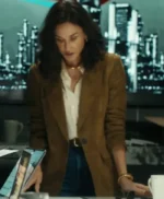 Landman Cami Miller Brown Suede Blazer