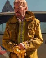 Landman S01 Tommy Norris Brown Hooded Jacket