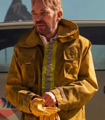 Landman S01 Tommy Norris Brown Hooded Jacket
