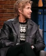 Late Night with Seth Meyers Ryan Gosling Leather Jacket