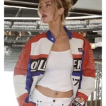 Lauren Kyle Oilers Racing Leather Jacket