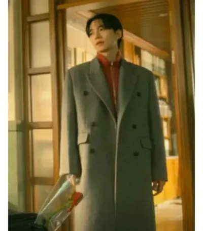 Lee Jun-ho Typhoon Family Grey Wool Coat