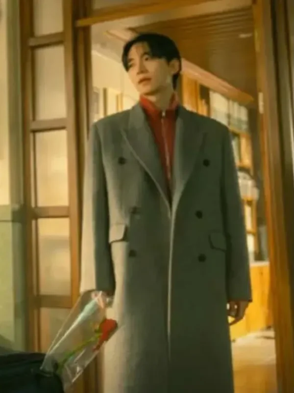Lee Jun-ho Typhoon Family Grey Wool Coat