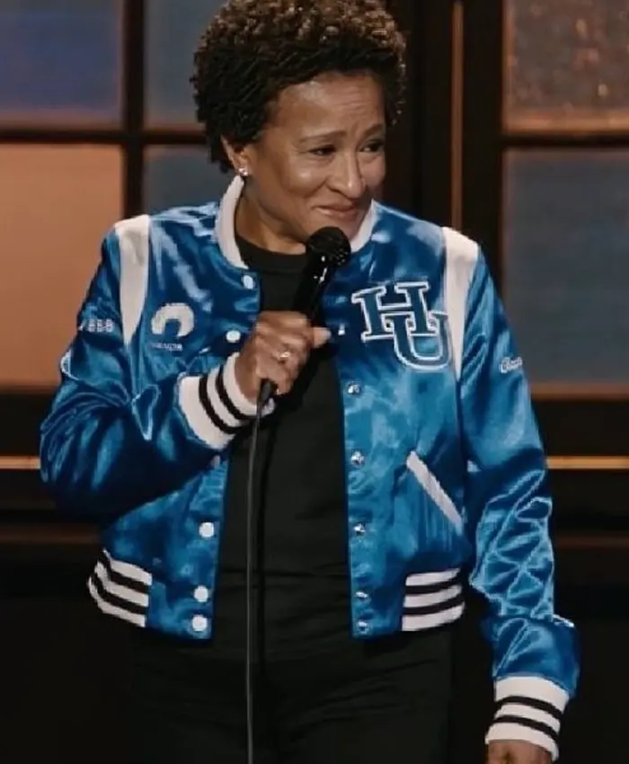 Legacy 2026 Wanda Sykes Blue Varsity Jacket Legacy 2026 Wanda Sykes Blue Varsity Jacket