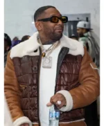 Let’s Rap About It Podcast Maino Leather Jacket