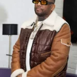 Let’s Rap About It Podcast Maino Leather Jacket